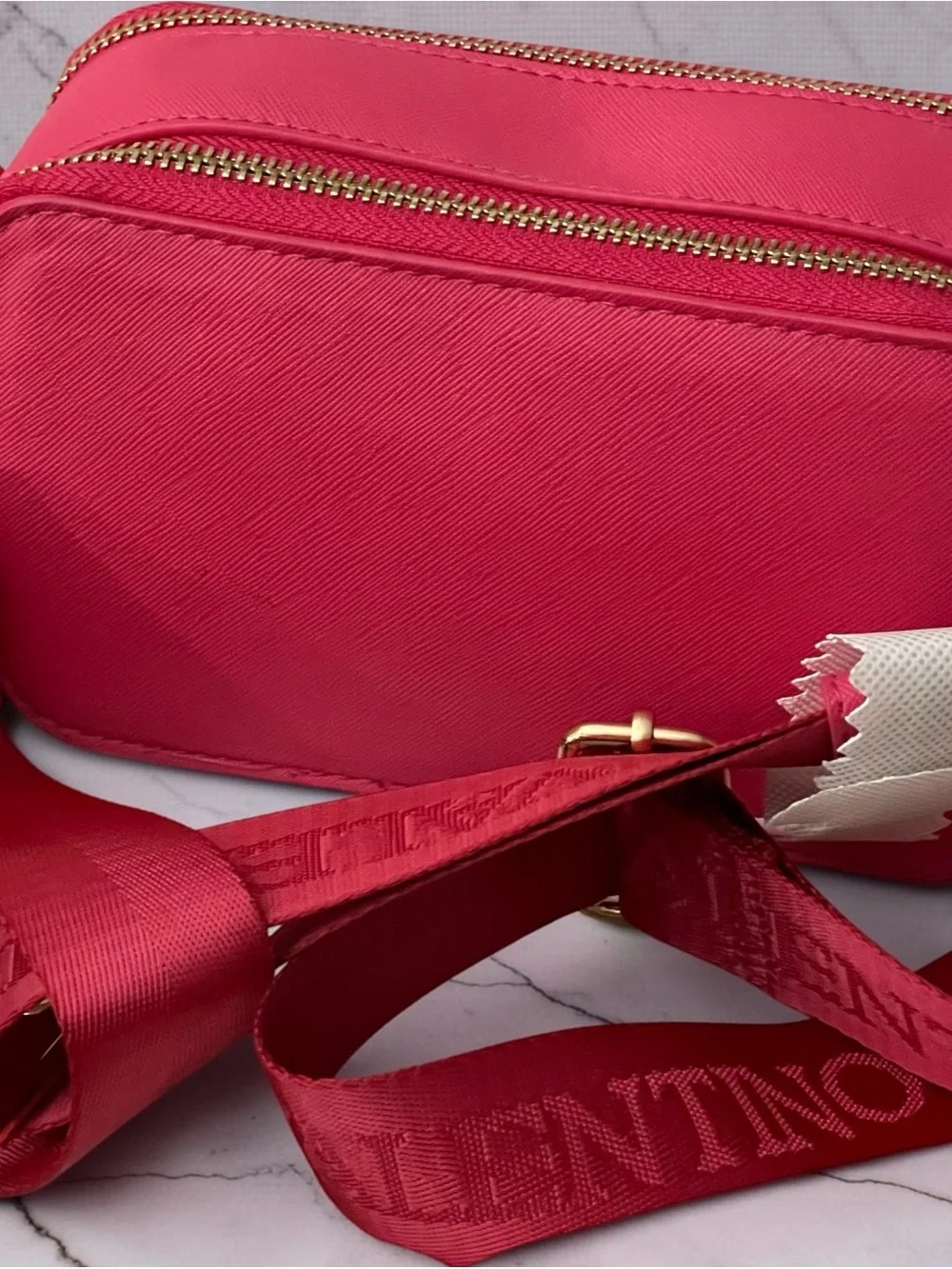 Valentino Orlandi pink camera bag new